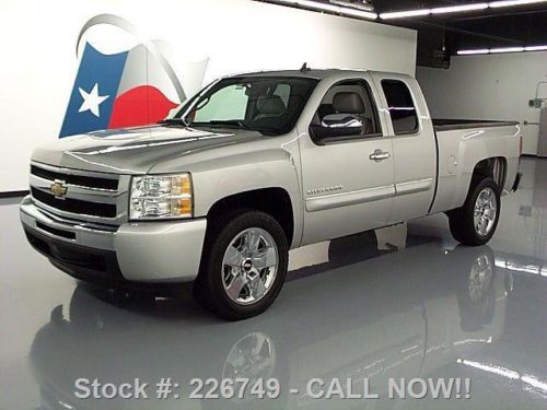 2010 chevy silverado lt ext cab 6-pass leather 20&#039;s 87k texas direct auto