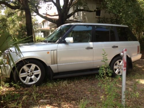 2003 Land Rover RANGE ROVER silver/charcoal, 121k miles, SUPERCHARGED taillights, US $5,500.00, image 3
