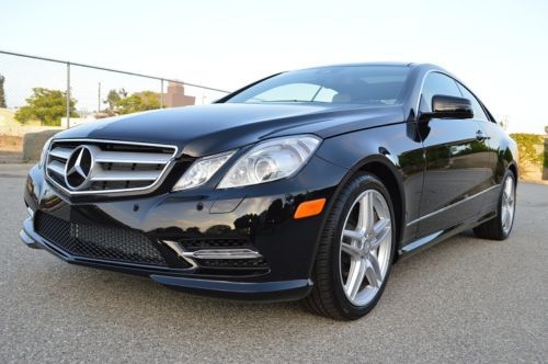 Sell used 2013 Mercedes-Benz E550 Coupe! Package 2! AMG Pck! DESIGNO ...