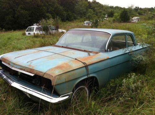 1962 chevrolet chevy bel air 2 door project car original condition