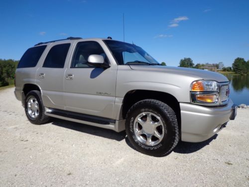 2005 gmc yukon denali 4x4 3rd row loaded suv leather chevy tahoe suburban 1500