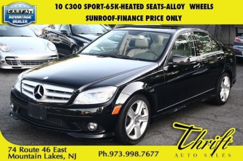10 c300 sport-65k-heated seats-alloy  wheels-sunroof-finance price only