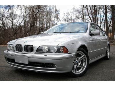 2002 bmw 540i 540 6speed 1 owner sport cold package 4.4 v8 low miles serviced