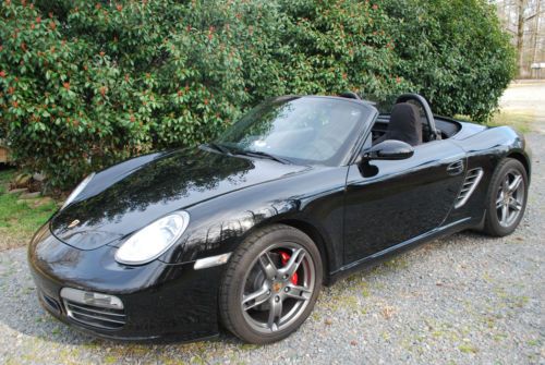 06 boxster s black/ black int. 3.2 liter six speed manual 18in wheels 49k miles