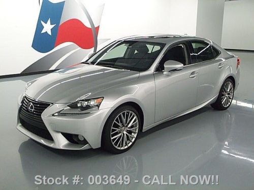 2014 lexus is250 premium sunroof nav rearview cam 9k mi texas direct auto