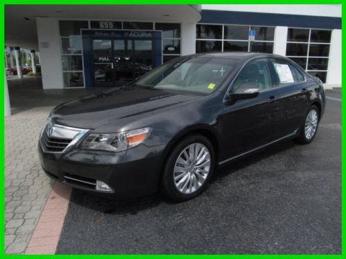 11 gray 3.7l v6 rl sh-awd technology *navigation *rear camera *low miles *fl