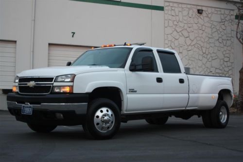 2006 chevrolet silverado lt 3500 lbz duramax chevy crew cab 4x4 diesel dually !!