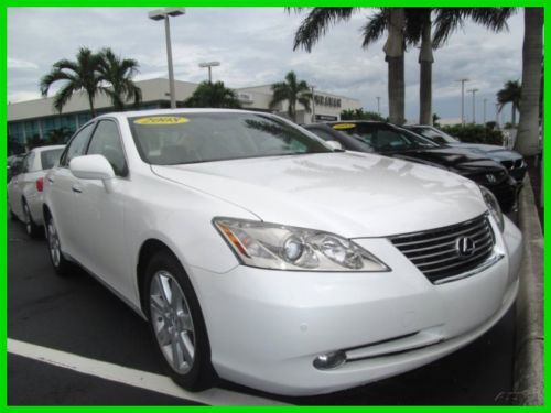 08 starfire pearl 3.5l v6 es-350 sedan *sunroof *cd changer *navigation *low mi