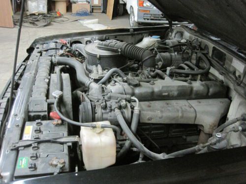 1986 Toyota Land Cruiser GX base 6 cyl diesel 5 speed manual Black/Tan Sunroof, image 23