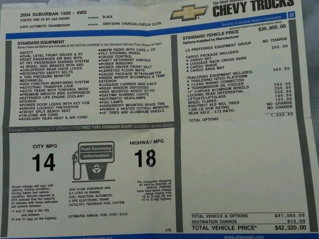 Chevrolet Suburban LS, US $3,000.00, image 1