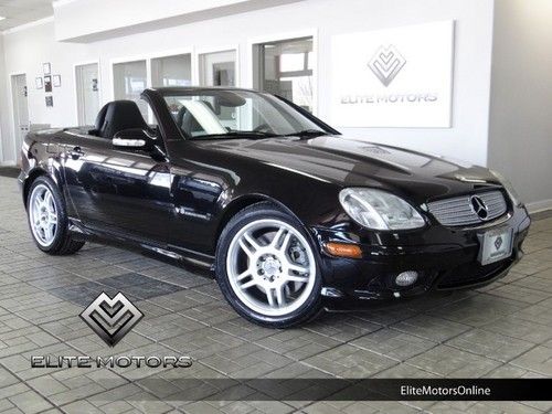 2003 mercedes benz slk32 amg roadster 2~tone htd sts low miles rare