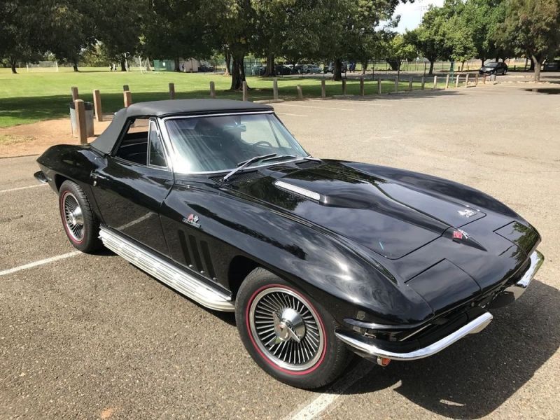 1966 chevrolet corvette black