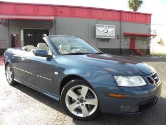 9-3 aero convertible*two tone leather*carfax cert*we finance/trade*fl