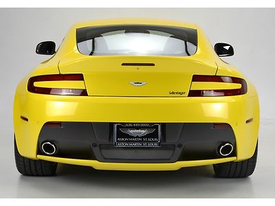 2012 Aston Martin V8 Vantage Coupe Sportshift II Sunburst Yellow Obsidian Black!, US $141,355.00, image 6