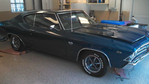 1969 chevrolet chevelle ss 396  2 door coupe auto trans a/c car exc. condition