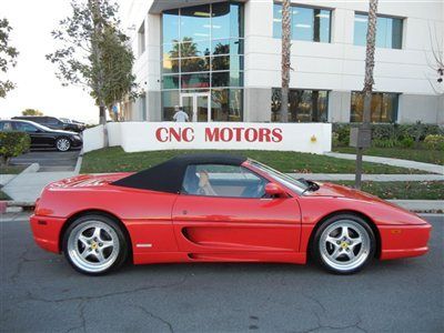 1995 ferrari 355 f355 convertible spider / major engine out service march 2013