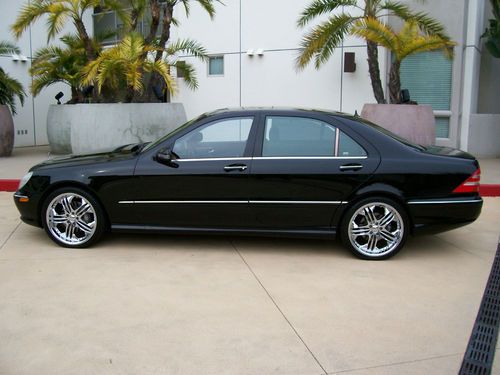 2002 mercedes-benz s500 base sedan 4-door 5.0l loaded! very clean lo mi.