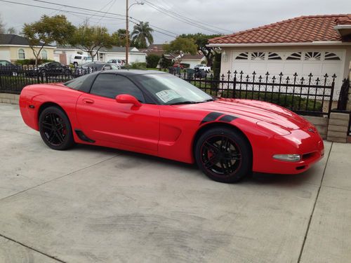 1998 torch red corvette coupe