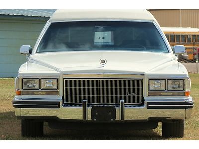 1985 cadillac fleetwood hearse collins industries 39954 miles original gold keys