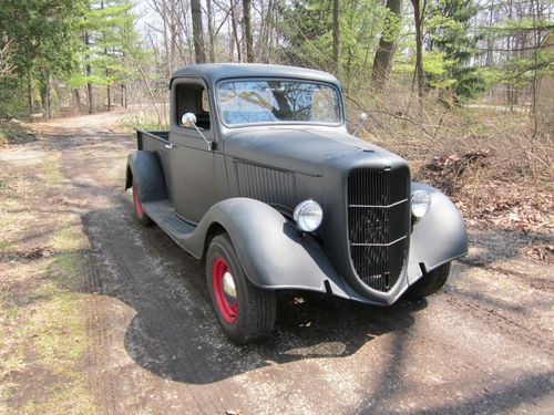 1936 ford rat rod truck, hot rod