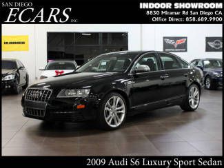 2009 audi s6 prestige v10 carbon fiber tirm factory warranty black loaded!!!