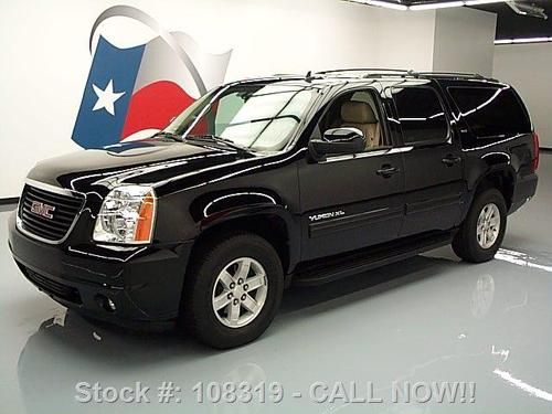 2013 gmc yukon xl slt htd leather rear cam 3rd row 21k texas direct auto