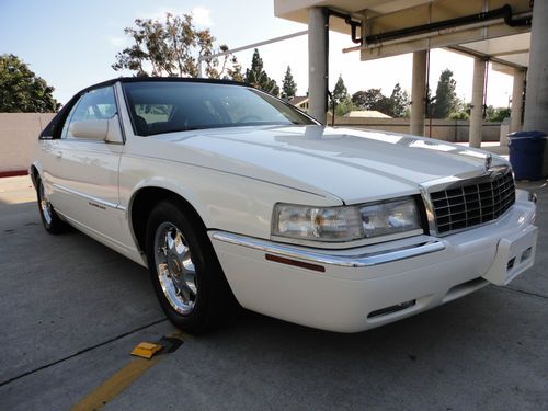 1999 cadillac eldorado coupe 8cyl 4.6 liter eng rag top california car - no rust