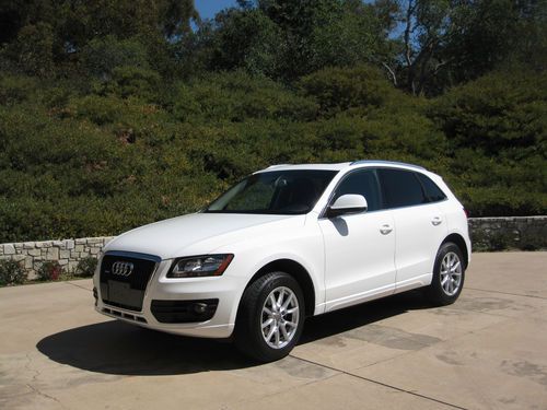 2011 audi q5 premium sport utility 4-door 2.0l, white