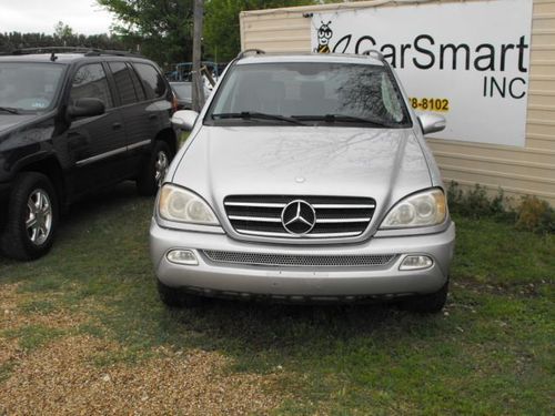 2002 mercedes-benz ml500 base sport utility 4-door 5.0l