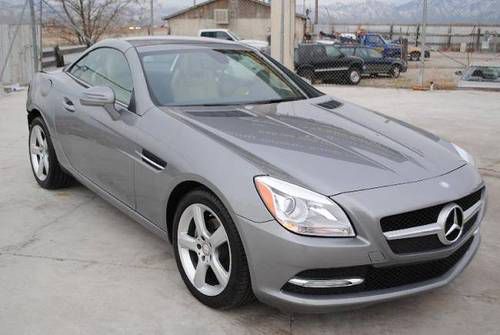 2012 mercedes-benz slk 250 damaged salvage convertible runs! only 3k miles l@@k!