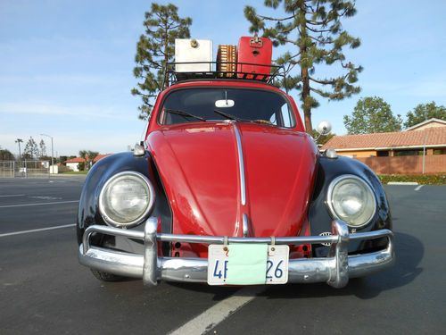 1962 volkswagen beetle classic original ragtop