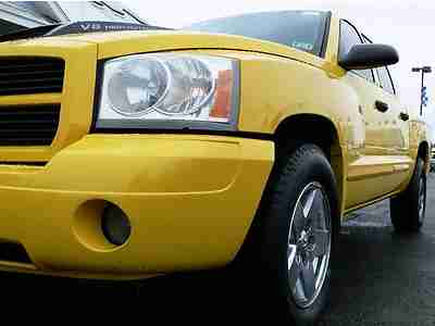 2006 DAKOTA QUAD CAB R/T V8 HIGH OUTPUT CD PLAYER AUX PORT CHROME WHEELS, image 2