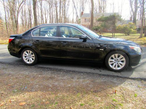 2005 bmw 545i  4-door 4.4l, navigation,bluetooth,clean carfax,verygood cond