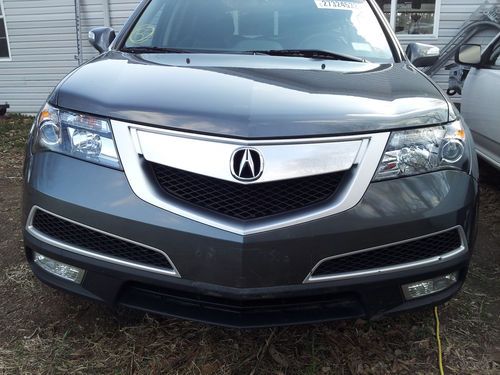 2011 mdx tech package gray flood vehicle with mv907 certificate 7 seater 3rd row