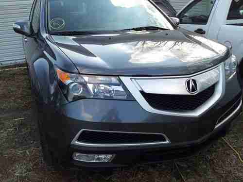 2011 MDX Tech Package Gray flood vehicle with MV907 certificate 7 Seater 3rd row, image 9