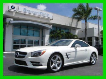 13 diamond white sl-550 4.6l v8 convertible *keyless go *panorama roof *fl