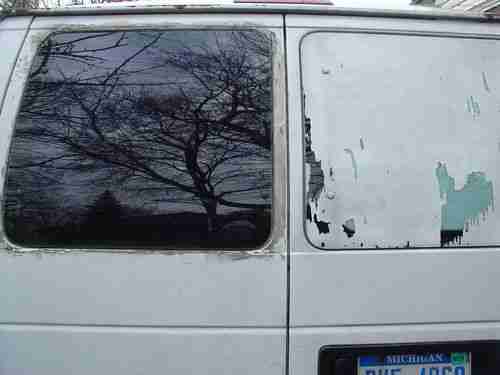 1998 E 250 Ford Van Work Truck Tool Storage Shelves Furnace Plumbers Truck Runs, image 8