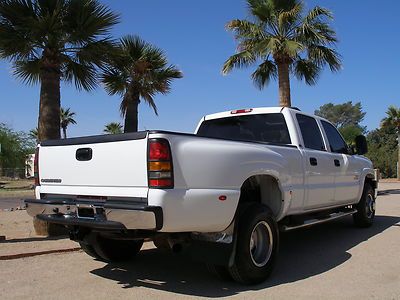 2006 CHEVY C3500 LT CREWCAB DUALLY 2WD LTHR LOADED DURAMAX DIESEL XCLEAN ARIZONA, image 3