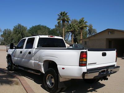 2006 CHEVY C3500 LT CREWCAB DUALLY 2WD LTHR LOADED DURAMAX DIESEL XCLEAN ARIZONA, image 7
