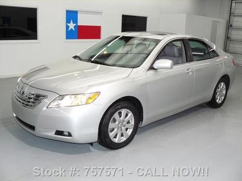 2008 toyota camry xle sunroof htd leather sunshade 56k texas direct auto