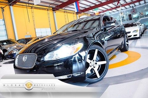 09 jaguar xf supercharged 46k b&amp;o navi heat-sts roof 20s rear-cam pdc keyless