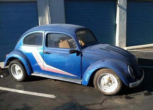 1964 cal look vw bug hot rod volkswagen beetle 70's 80's cal-look survivor