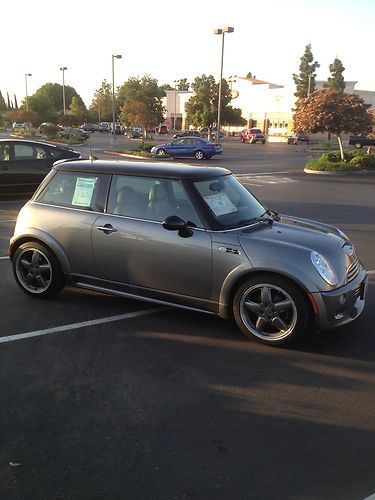 2005 mini cooper s dark silver metallic super charged w/ warranty