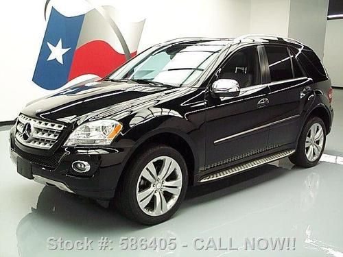 2010 mercedes-benz ml350 sunroof nav rear cam 20's 38k texas direct auto