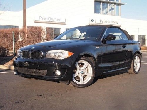 128i convertible navigation 6 spd manual prem pkg 2 + alot more-carfax certified