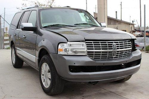 2010 lincoln navigator 4wd damaged rebuilder only 38k miles runs! loaded l@@k!!