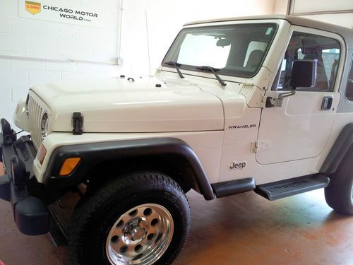 2001 jeep wrangler se sport utility 2-door 2.5l manual trans. *hard &amp; soft top*