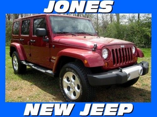 New 2013 jeep wrangler unlimited 4wd sahara msrp $37530