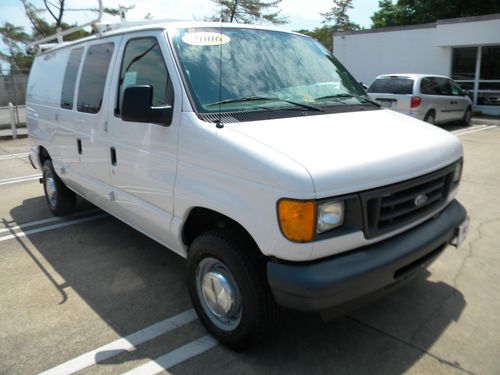 2006 ford e-250 cargo van 5.4l aggressive bin/shelf package in va.