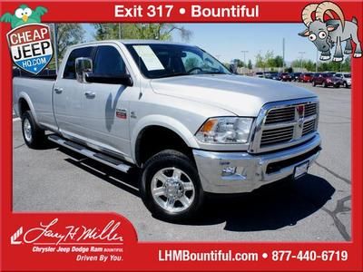 Laramie diesel 6.7l 3500 powerful clean silver truck tow 4x4 manual no reserve